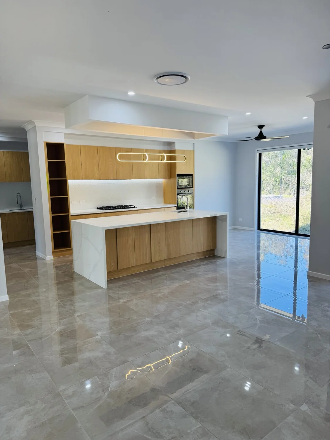 Beautifully finished kitchen after cleaning